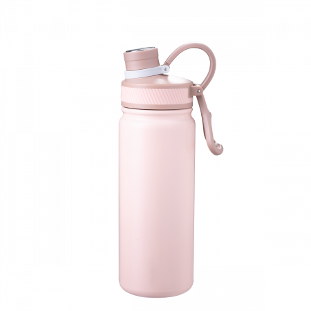 Thermo-Trinkflasche CNS Doppelwand 650 ml rosa matt